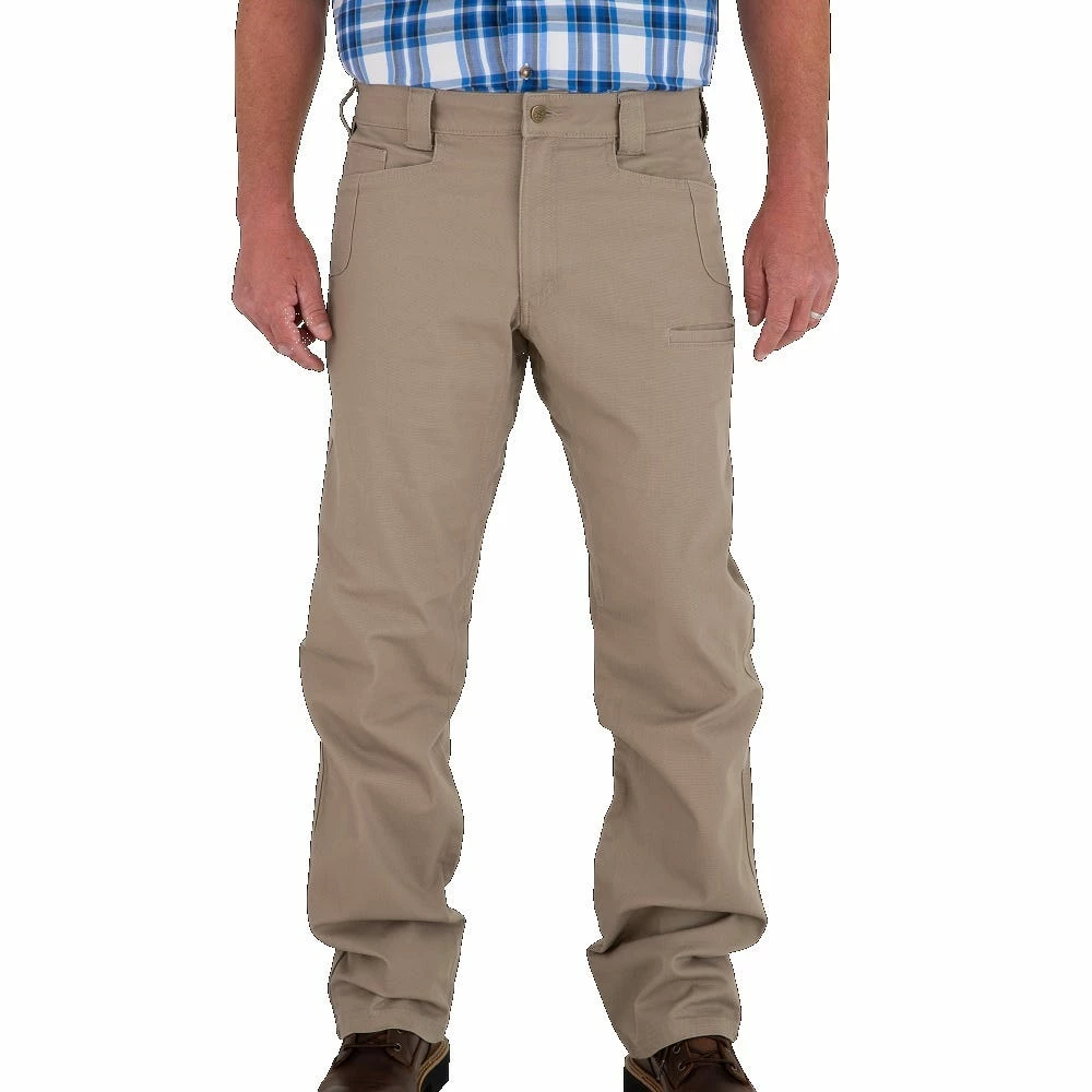 Lincoln Outfitters Men's Flex Canvas Work Pants Khaki - 100085-KH 3 Lincoln Outfitters Men's Flex Canvas Work Pants Khaki - 100085-KH