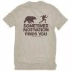 Lincoln Outfitters Men's Short Sleeve Sometimes Motivation Finds You T-Shirt Oatmeal - LO-148 - T-Shirts -Lincoln Outfitters Store 0fcd73570a8cae377d3c72a7555c80a273f0657b LO 148 OATMEAL