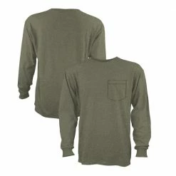 Lincoln Outfitters Mens Long Sleeve Heavyweight Pocket T-Shirt - LOLSPK-04 - Long Sleeve Shirts