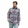 Lincoln Outfitters Men's Brawny Flannel Cloud Heather LOFB-E0400CLD - Long Sleeve Shirts -Lincoln Outfitters Store 2683eae2322ba1ba8ec247b88f8935cbf22be2ea LOFB E0400CLD 1
