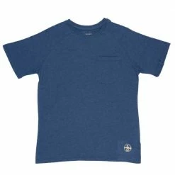 Lincoln Outfitters Men's Performance T-Shirt Dusty Blue - RK2DBL - T-Shirts