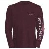Lincoln Outfitters Ladie's Long Sleeve Logo Shirt, Windsor Wine Black Heather - LO-LLS708-WWBH - Long Sleeve Shirts Women's -Lincoln Outfitters Store 3cc09f568bbff669da0a2d079753c777413060d2 LO LLS708 WWBH