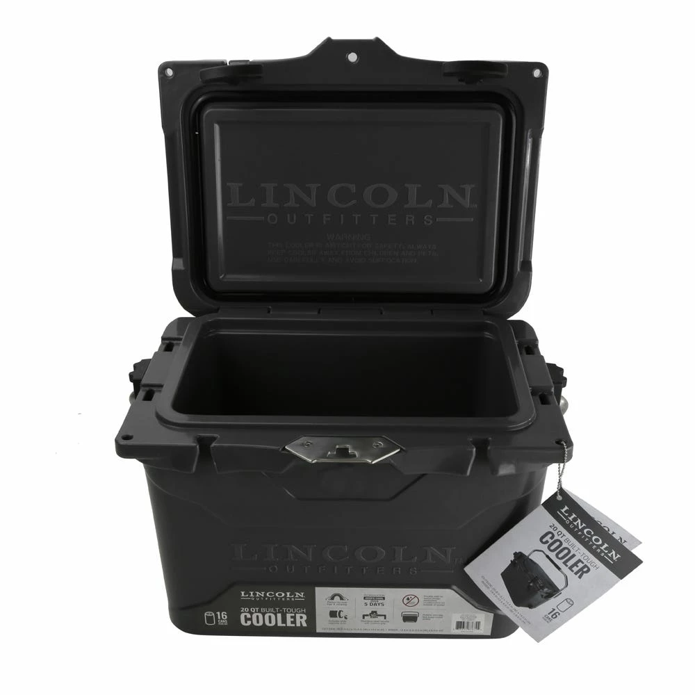 Lincoln Outfitters 20 Quart High Performance Cooler, Grey - 87-672-0204 - Coolers 6 Lincoln Outfitters 20 Quart High Performance Cooler, Grey - 87-672-0204 - Coolers - Image 4