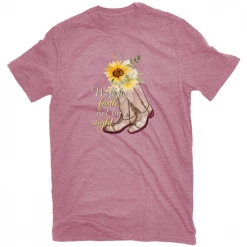 Lincoln Outfitters Ladies Short Sleeve T-shirt Heather Rose  - LO-L366 - Long Sleeve Shirts Women's