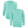 Lincoln Outfitters Men's Heavyweight Long Sleeve Pocket Graphic Tee Beach Glass- LOLSPK-01-BG - Long Sleeve Shirts -Lincoln Outfitters Store 6537bd73082070e5a3119a6a47395256c33bbb51 LOLSPK 01 BEACH GLASS