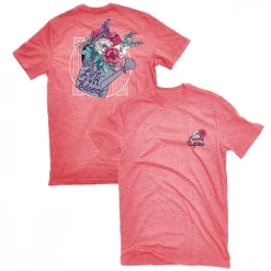 Lincoln Outfitters Ladies Short Sleeve T-shirt Bloom 2 Sun Kissed Coral  - LO-L388 - Long Sleeve Shirts Women's
