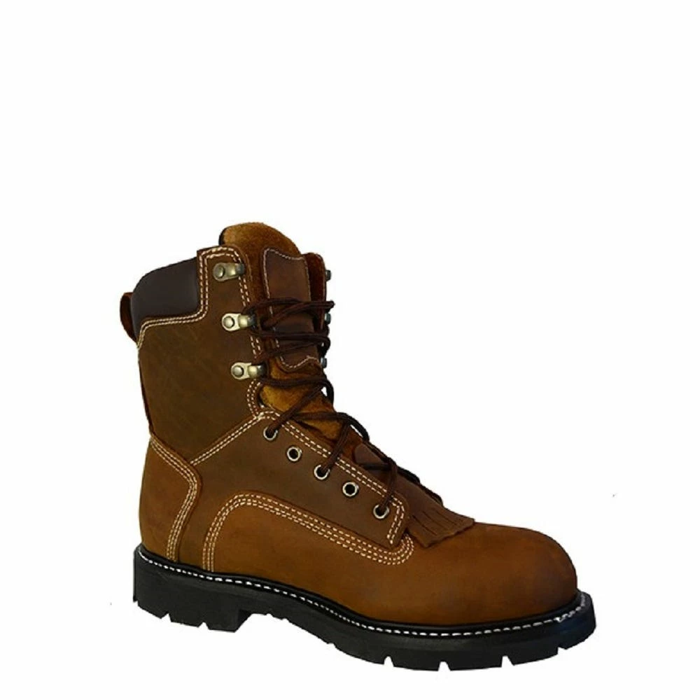 Lincoln Outfitters Men's 8 Inch Lace Up Steel Toe Work Boot - L8S13 - Men's Boots 3 Lincoln Outfitters Men's 8 Inch Lace Up Steel Toe Work Boot - L8S13 - Men's Boots