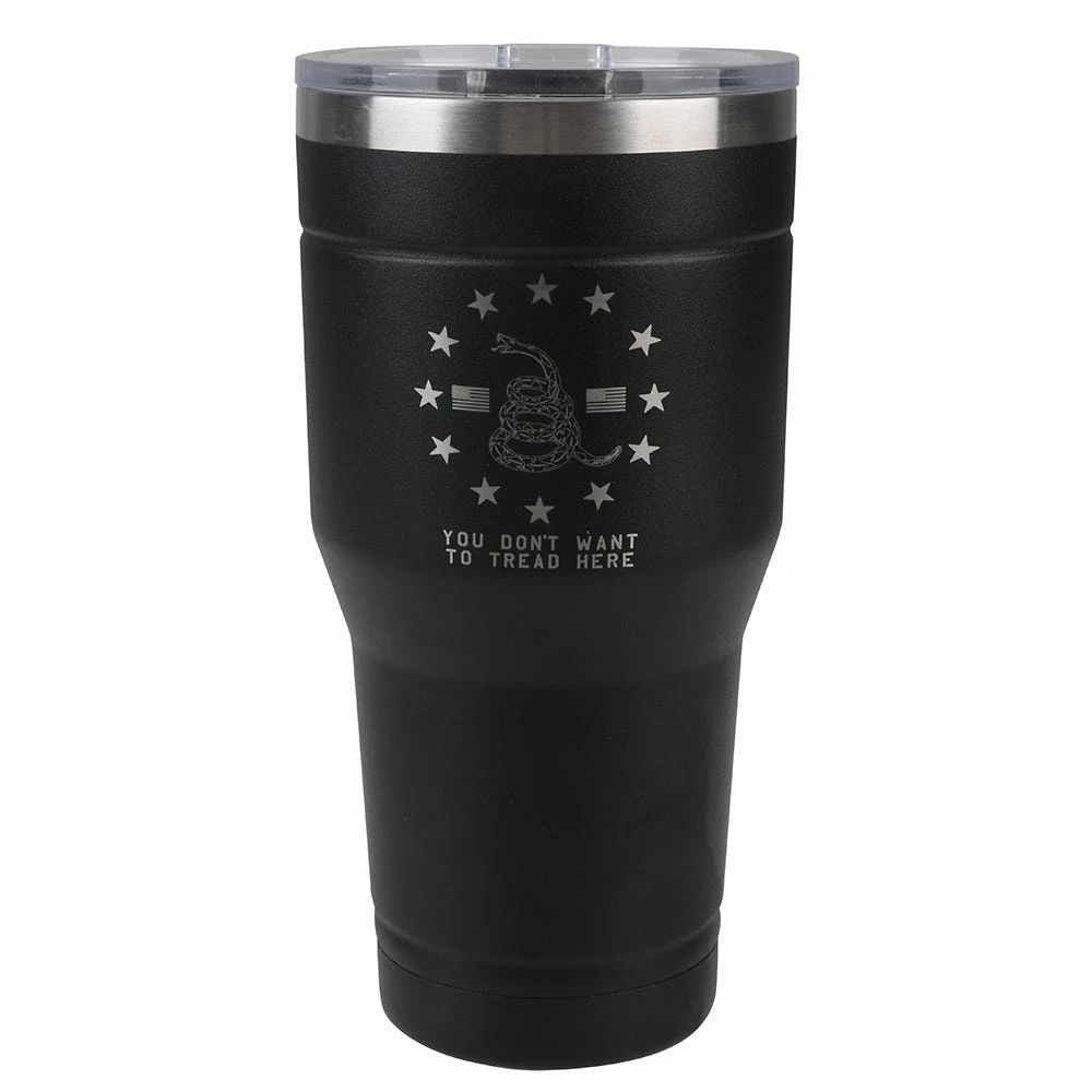 Lincoln Outfitters 30oz Tumbler Black Don't Tread On Me - 32631045 - Tumblers 3 Lincoln Outfitters 30oz Tumbler Black Don't Tread On Me - 32631045 - Tumblers