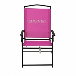 Lincoln Outfitters XL Sling Folding Chair, Pink - 89-272-0204 - Camp Furniture -Lincoln Outfitters Store 9aee63a5be530316fe426b23ad3fee7305262df8 32512022 3