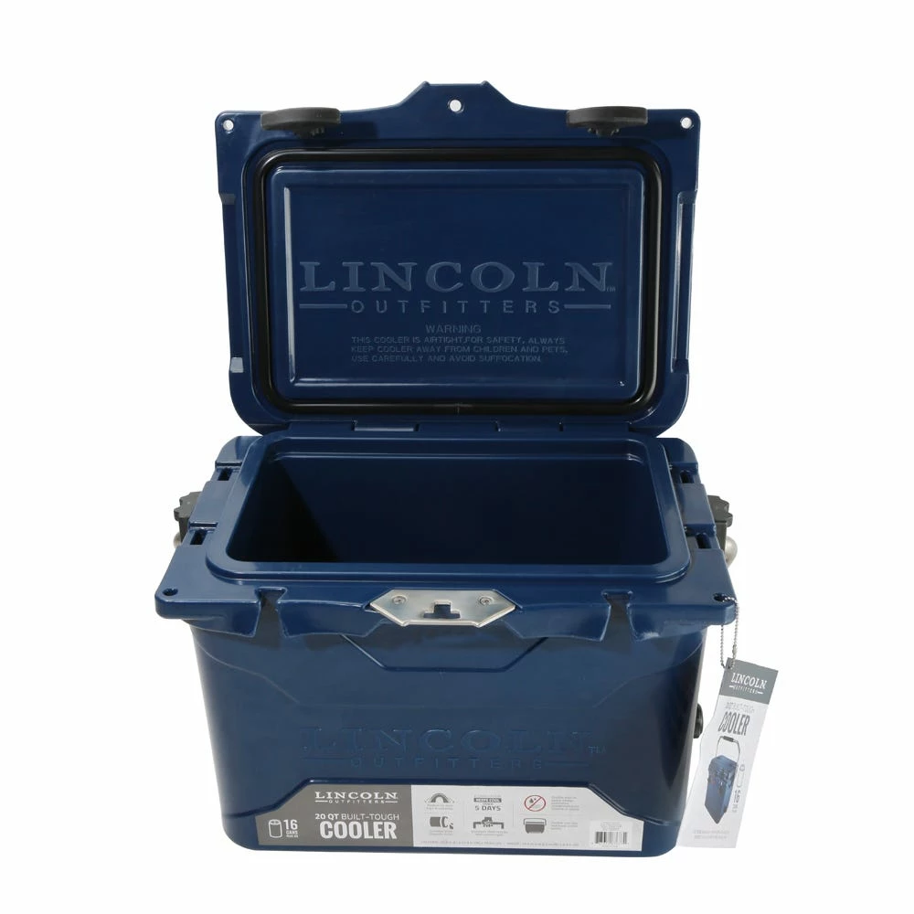 Lincoln Outfitters 20 Quart High Performance Cooler, Blue - 87-673-0204 - Coolers 6 Lincoln Outfitters 20 Quart High Performance Cooler, Blue - 87-673-0204 - Coolers - Image 4