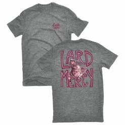 Lincoln Outfitters Ladies Lard Have Mercy Short Sleeve T-Shirt - LO-L212-GHR - T-Shirts