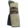 Lincoln Outfitters Men's Heavy Crew Sock 2 Pack Khaki - L2/72443-K - Socks -Lincoln Outfitters Store cbd78b66aac0886bd08ed7b249facf7bad21cbc4 86591947