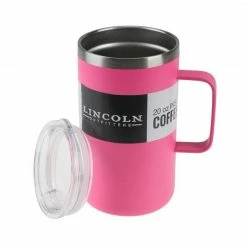 Lincoln Outfitters 20 Oz. Coffee Mug Pink 87-963-0204 - Water Bottles & Hydration -Lincoln Outfitters Store dd12a346fa0011082ff621b4926b0fa730fc47f9 32630114 2