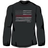LO Youth Boy's Red Stripe Flag Long Sleeve T-Shirt Black - LOYMM-08 - T-Shirts -Lincoln Outfitters Store deb9892475d118c6a297f464c191ca63af8534b4 LOYMM 08 BLACK